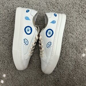 Evil Eye Soludos Stitched Sneakers